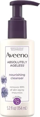 9. Aveeno Absolutely Ageless Nourishing Daily Facial Cleanser, Antioxidant