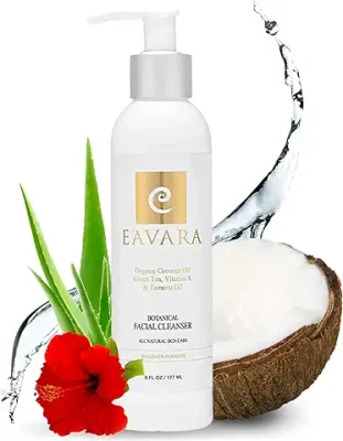 10. Award Winning Organic Face Wash | Anti Aging Natural Exfoliating Daily Facial Cleanser For Women And Men with Coconut Oil