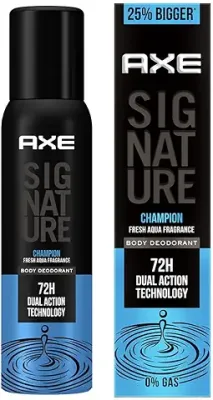 12. AXE Signature Champion No Gas Body Deodorant Bodyspray For Men 154 Ml, Pack of 1