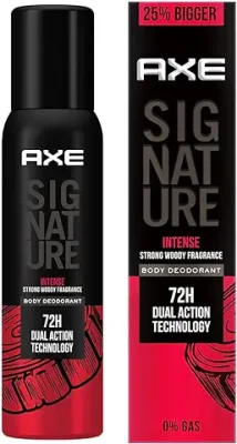 9. Axe Signature Intense Body Spray | 154ml Deodorant for Men, No-Gas Formula Men's Deodorant for Long-Lasting Fragrance