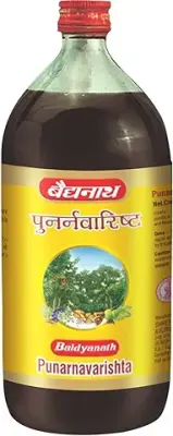 11. Baidyanath Punarnavarishta Tonic - An Ayurvedic Formulation Helpful In Liver & Kidney Disorders, Body Pains, Skin Diseases, (450 ml)