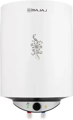 Bajaj Edrea 15 Litre Storage 5-Star Rated Storage Water Heater for home| Polymer Coated Tank| Multiple Safety*| Suitable for High Rise| Child Safety Mode|5-Yr* Warranty by Bajaj| White Water Geyser