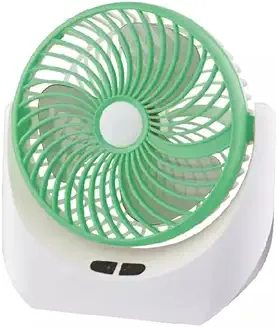 11. BALIRAJA TechPride Rechargeable Fan with 3 Speeds and LED Light feature Quiet Operation Portable USB desk Table Fan for Camping Traveling Home Kitchen Office Outdoor (TechPride JY-Super)