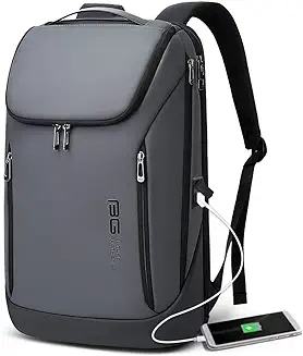 6. BANGE Business Smart Backpack Waterproof fit 15.6 Inch Laptop Backpack with USB Charging Port,Travel Durable Backpack