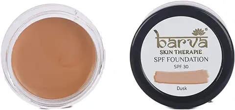 4. Barva SPF 20, 2 in 1 Cream Semi-Matte Foundation and Concealer, Perfect for Indian Skin Tones, 9g (Dusk)