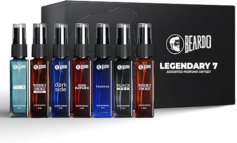 1. BEARDO Legendary 7 Assorted Perfume Gift Set