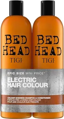 2. Bed Head By TIGI Colour Goddess Shampoo And Conditioner For Coloured Hair 25.35 Fl Oz 2 Count, Clean
