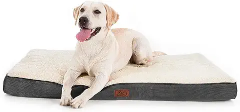 14. Bedsure Dog Bed for Large Dogs - Big Orthopedic Dog Bed with Removable Washable Cover, Egg Crate Foam Pet Bed Mat, Suitable for Dogs Up to 65 lbs