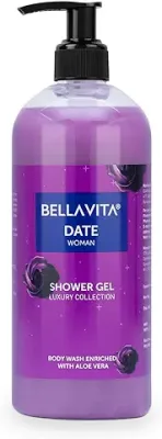 10. Bella Vita Luxury Date Woman Body Wash Refreshing Shower Gel for Deep Cleansing