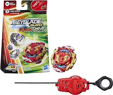 13. BEYBLADE Burst QuadDrive Astral Spryzen S7 - Bey Blade Spinning Top Starter Pack Toy, Beyblade Battling Game Top Toy with Launcher for Kids Ages 8+, Original Beyblade by Hasbro