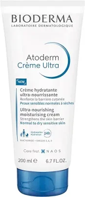 4. Bioderma Atoderm Creme Ultra-Nourishing - Moisturizer For Normal To Sensitive Dry Skin, 200ml