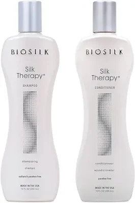 14. BIOSILK Silk Therapy Duo Set Shampoo and Conditioner - 12 Fl Oz (Pack of 2)