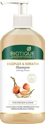 7. Biotique Eggplex & Keratin Shampoo