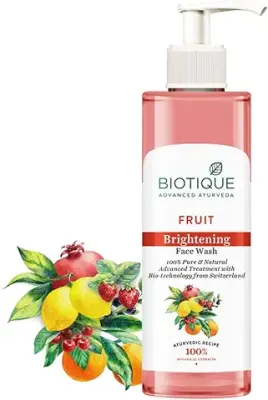 5. Biotique Fruit Brightening Face Wash
