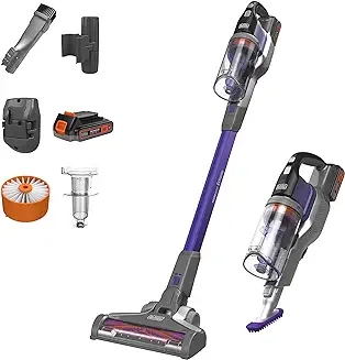 7. BLACK+DECKER Powerseries Extreme Cordless Stick Vacuum Cleaner for Pets, Purple (BSV2020P)