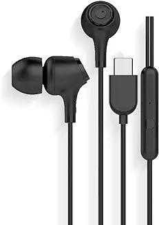 2. Blaupunkt EM01 in-Ear Type C Wired Earphone with Mic and Deep Bass HD Sound Mobile Headset with Noise Isolation