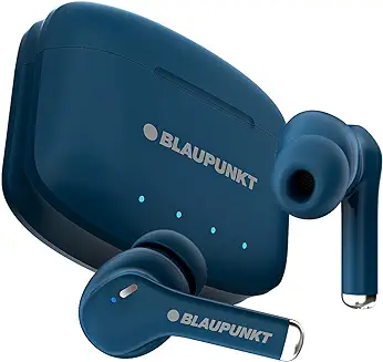 6. Blaupunkt Newly Launched BTW100 Xtreme Truly Wireless Bluetooth Earbuds I 99H Playtime* I Quad MIC I Crispr ENC TECH I Gaming Mode I TurboVolt Charging I BT Version 5.3 (Blue)
