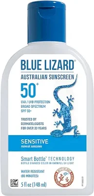 3. BLUE LIZARD Sensitive Mineral Sunscreen with Zinc Oxide