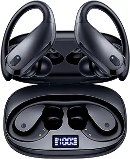 10. Bluetooth Headphones Wireless Earbuds Over Ear Buds