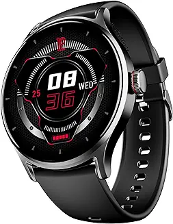 8. boAt Lunar Vista with 1.52" HD Display, Advanced Bluetooth Calling, Functional Crown,100+ Sports Mode, Always on Display, Heart Rate & Sp02 Monitoring, Smart Watch for Men & Women(Active Black)