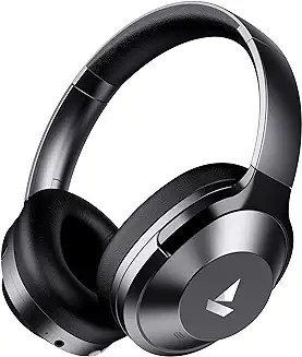 3. boAt Nirvana 751 ANC Hybrid Active Noise Cancelling Bluetooth Wireless Over Ear Headphones with Up to 65H Playtime, ASAP Charge, Ambient Sound Mode, Immersive Sound, Carry Pouch(Gunmetal Grey)