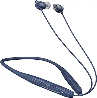 11. boAt Rockerz 255 Max Bluetooth in Ear Earphones with 60H Playtime, EQ Modes, Power Magnetic Earbuds, Beast Mode, Enx Tech, ASAP Charge(10 Mins=10 Hrs), Dual Pair(Space Blue)