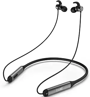 6. boAt Rockerz 330 in-Ear Bluetooth Neckband with Upto 30 Hours Playtime, ASAP Charge, Signature Sound, Dual Pairing & IPX5 with Mic (Active Black)