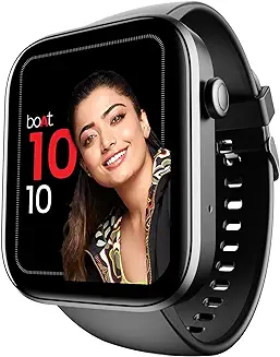 15. boAt Wave Call 2 Smart Watch with 1.83" HD Display, Advanced BT Calling, DIY Watch Face Studio, Coins, 700+Active Modes, Live Cricket Scores, HR&SPO2 and Sleep Monitoring(Active Black)