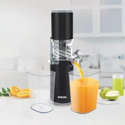 AGARO Imperial Slow Juicer, Professional Cold Press Whole Slow Juicer, 240  Watts Power Motor, 3 Strainers, All-in-1 Fruit & Vegetable Juicer