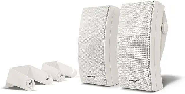 4. Bose 251 Wall Mount Outdoor Environmental Speakers (White)