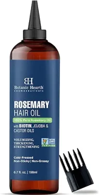 7. Botanic Hearth 100% Pure Rosemary Oil For Hair Growth Infused With Biotin