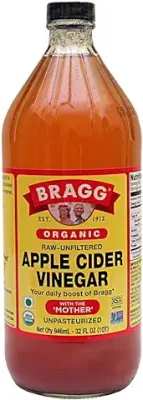 5. Bragg Raw Unfiltered with the Mother Apple Cider Vinegar