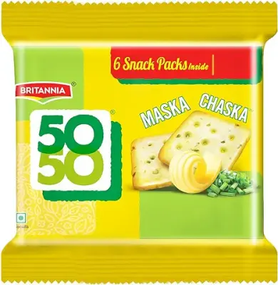 13. Britannia 50-50 Maska Chaska Biscuits, 300 g