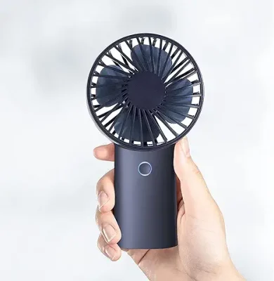 brrf Mini Thunder Handheld Fan (upto 18 hours running) USB Rechargeable 4000 mAh battery operated Portable Fan, Desk Fan, Carry it anywhere