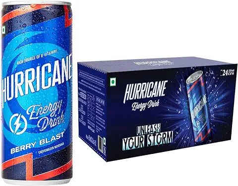 8. Budweiser Hurricane Energy Drink 250Ml Pack of 24