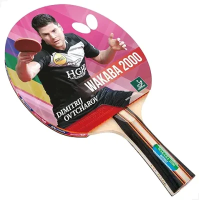 12. Butterfly Wakaba Shakehand Table Tennis Racket | Japan Series | Outstanding Control with Reliable Speed and Spin | Recommended for Beginning Level Players