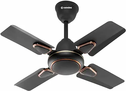 Candes Brio Turbo 600 mm / 24 Inch High Speed 4 Blade Anti-Dust Ceiling Fan