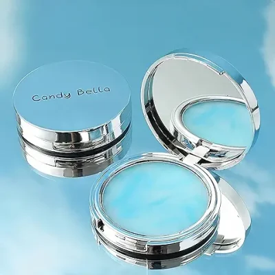 2. Candy Bella Oil Control Gel Powder Compact - Mattifying Formula for Long-lasting Shine Control, Poreless Skin - Best Oil Control Makeup for Oily Skin, Minimize Pores, and Achieve a Matte Finish- Works as Compact and Primer.
