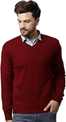 4. Cantabil Men Reversable Full Sleeves Sweater