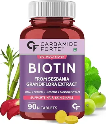 5. Carbamide Forte Biotin for Hair Growth with Amla