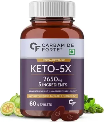 14. Carbamide Forte Keto Fat Burner & Natural Weight Loss Supplement