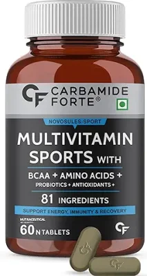 12. Carbamide Forte Multivitamin for Sports Tablets for Men & Women with BCAA