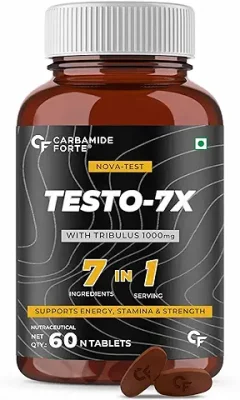 3. Carbamide Forte Testosterone Supplement for Men with Tribulus 1000mg