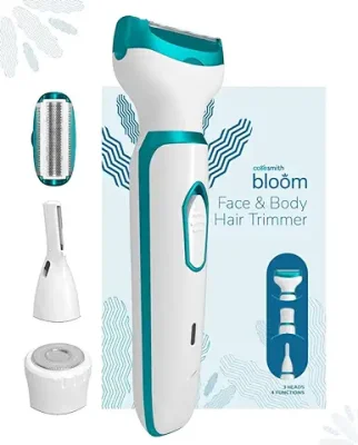 3. Caresmith Bloom 4 in 1 Face & Body Hair Trimmer for Women