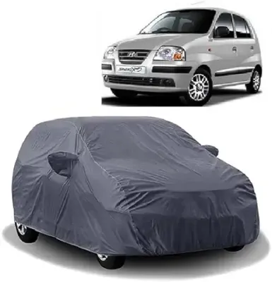 7. Carigiri Grey Car Body Cover for Hyundai Santro Xing