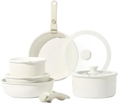 1. CAROTE 11pcs Pots and Pans Set