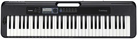 9. Casio CT-S300 Casiotone 61-Key Touch Sensitive Portable Keyboard with Piano tones, Black