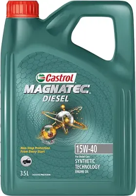 9. Castrol MAGNATEC Diesel 15W-40 Synthetic Engine Oil