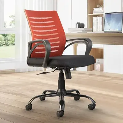 14. CELLBELL® Desire C104 Mesh Mid-Back Ergonomic Office Chair/Revolving Computer Chair