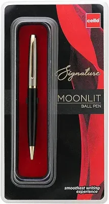 14. Cello Signature Moonlit Ball Pen | Blue Ball Pen | Pack of 1 | Best Ball Pens for Smooth Writing | Corporate Gifts for Employees| Premium Ball Pens | Pen For Office Use | Premium Signature Pens